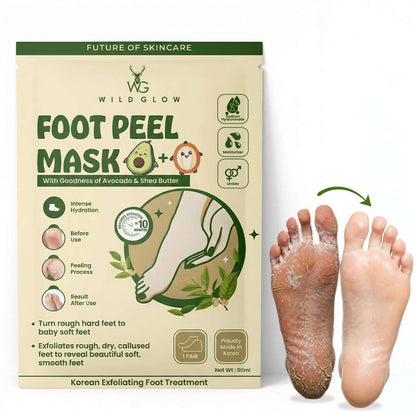 WILDGLOW Peeling Foot Mask
