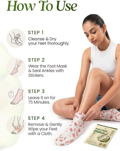 WILDGLOW Peeling Foot Mask