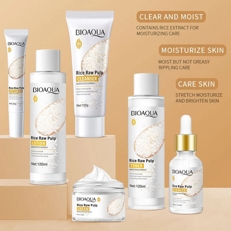 Rice Raw Pulp Rejuvenating Set
