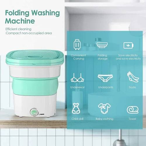 Foldable Mini Laundry Machine