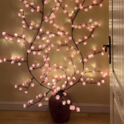 Cherry Blossom Tree Lights, USB Powered Vine With 96 LEDs