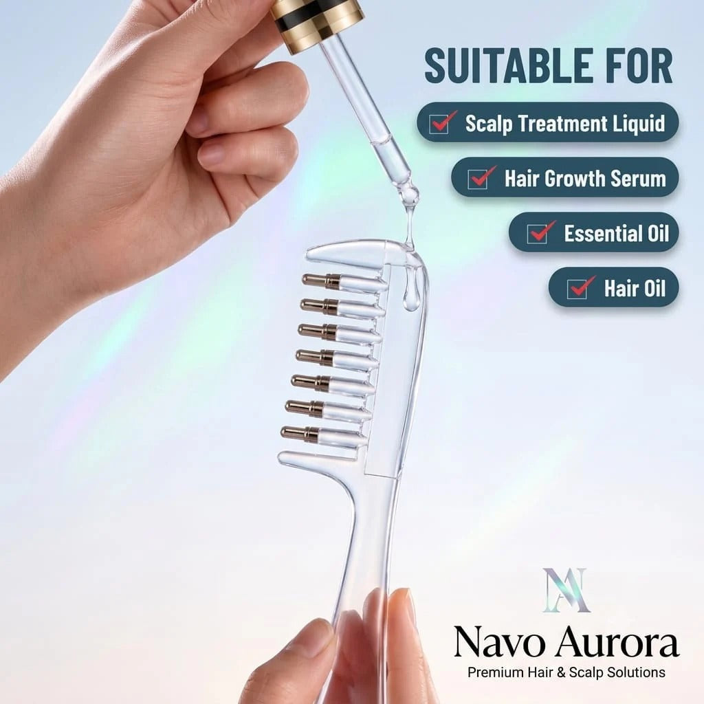 2-in-1 Scalp Oil Dispenser Comb