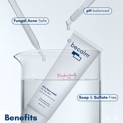 Becalm Airy Face Wash for Oily Skin