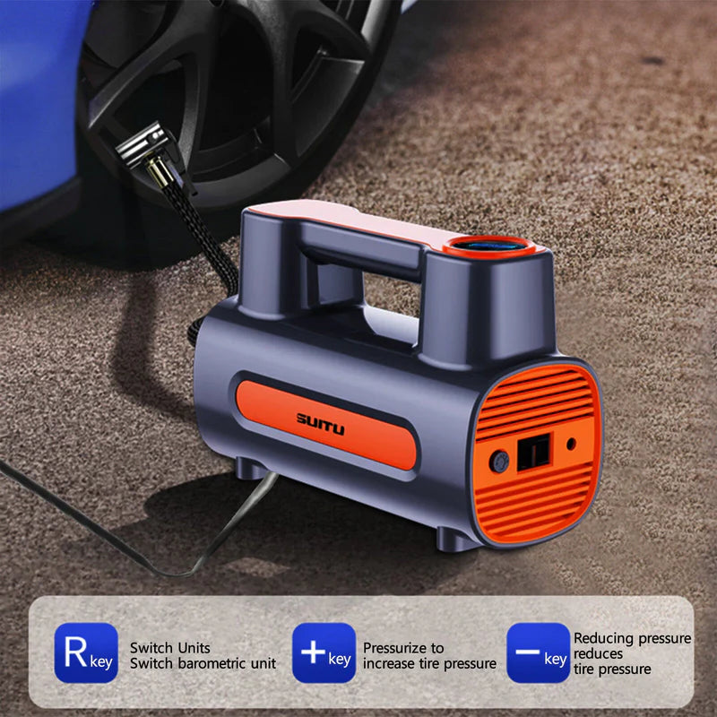 Tire Inflator 12V DC Portable Compressor Electric